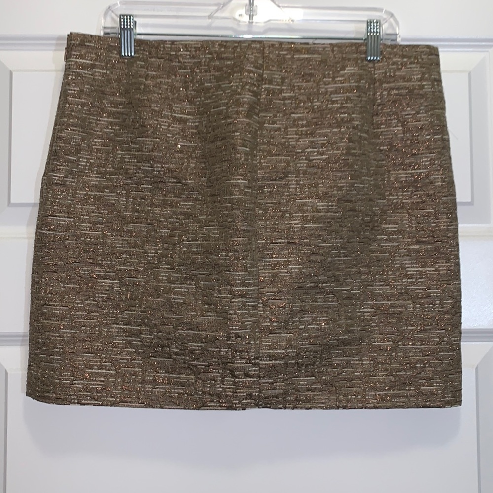 SOLD Like New Michael Kors Gold Shimmery Skirt!